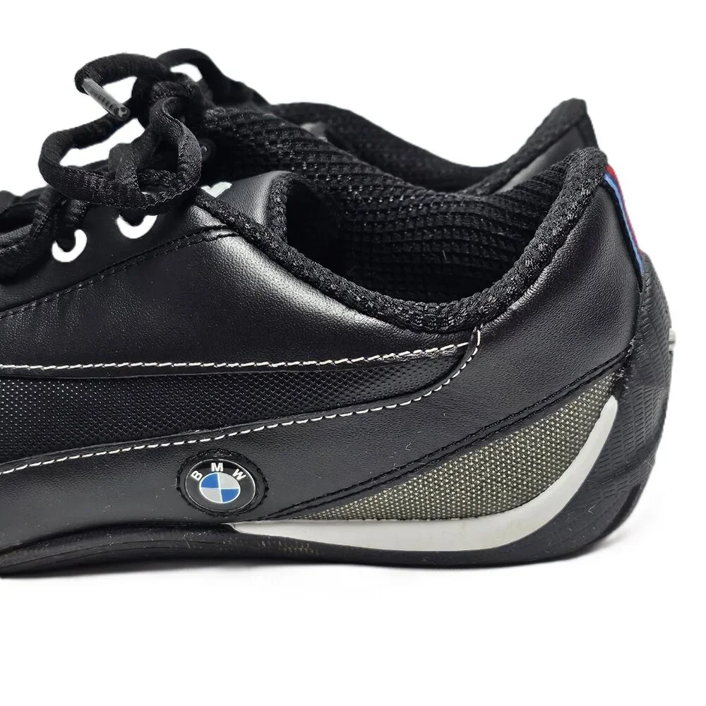 Puma BMW Motorsport Drift Cat 5 Driving Shoes Black Leather Men's 8 Sneakers